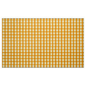 夏の黄橙色のギンガム ファブリック (ファットクウォーター)