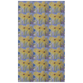 夏の黄色いひまわり テーブルクロス