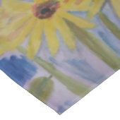夏の黄色いひまわり テーブルクロス (アングル)