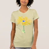 夏の黄色い花 Tシャツ (正面)