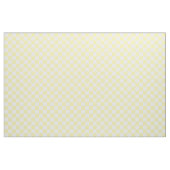 夏の黄色と白のチェッカーボードパターン ファブリック (ファットクウォーター)