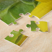 夏の黄色のひまわり ジグソーパズル (側面)