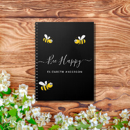 夏の黒い名前をカスタムする蜂の大学が支配 ノートブック