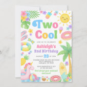 夏の2番目の誕生日招待状- クール 2 招待状 (正面)