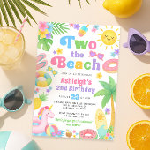 夏の2番目の誕生日招待状- 2つのビーチ 招待状