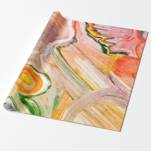 夏の70代キャンディおもしろいギフトラップ ラッピングペーパー (アンロールド)