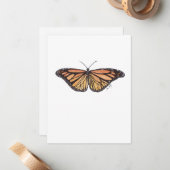 夏の（昆虫）オオカバマダラ、モナークノートカード ノートカード (正面/裏面インサイチュ)
