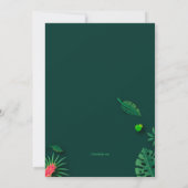 夏のBBQパーティー 招待状 (裏面)