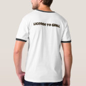 夏のBBQ/クックアウトパーティー Tシャツ (裏面)