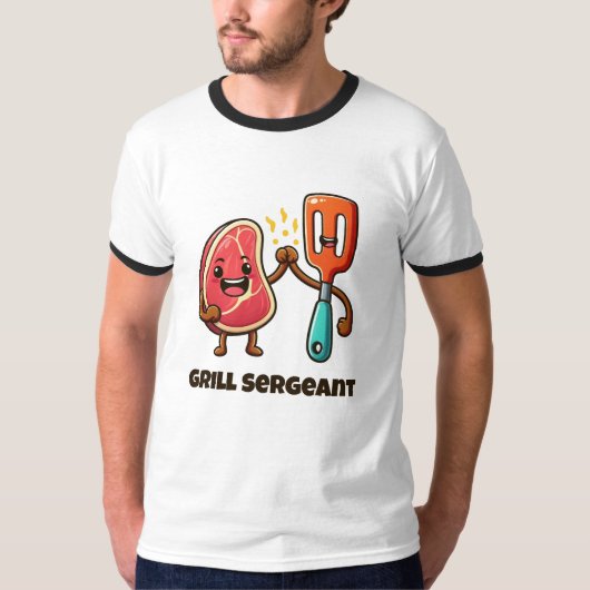 夏のBBQ/クックアウトパーティー Tシャツ (正面)