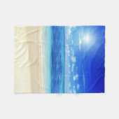 夏のDreamzのカリブのなフリース フリースブランケット (正面(横))