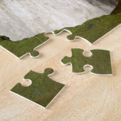 夏のGullfossの滝 ジグソーパズル (側面)