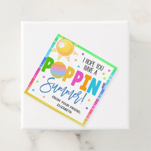夏のItポップ・アートのギフトラベル フェイバータグ (インサイチュ)