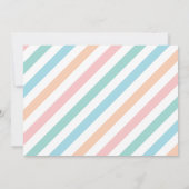 夏のParty 学校の年終いのパーティー お祝い 招待状 (裏面)