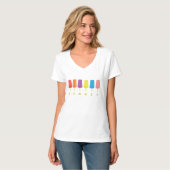 夏のTシャツのアイスキャンディー Tシャツ (正面フル)