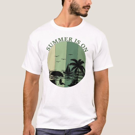 夏のTシャツデザイン Tシャツ (正面)