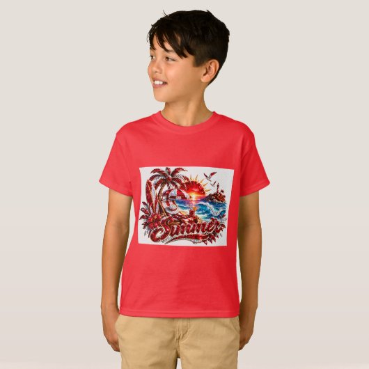 夏のTシャツ Tシャツ (正面フル)