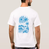 夏のTシャツ Tシャツ (裏面)