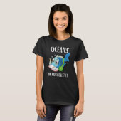 夏のT読シャツの可能性の海 Tシャツ (正面フル)