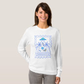 夏のUfo侵略切手 Tシャツ (正面フル)