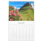 夏のVal di Fassa カレンダー (1月 2026)