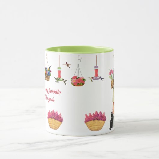夏はお気に入りの私の季節 マグカップ (中央)