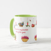 夏はお気に入りの私の季節 マグカップ (正面左)