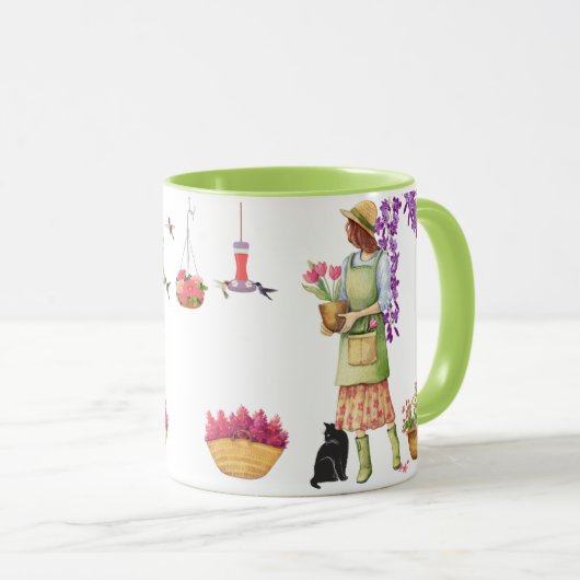夏はお気に入りの私の季節 マグカップ (正面右)