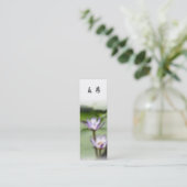 "夏はす"のしおりか中国人のギフト スキニー名刺 (スタンド正面)