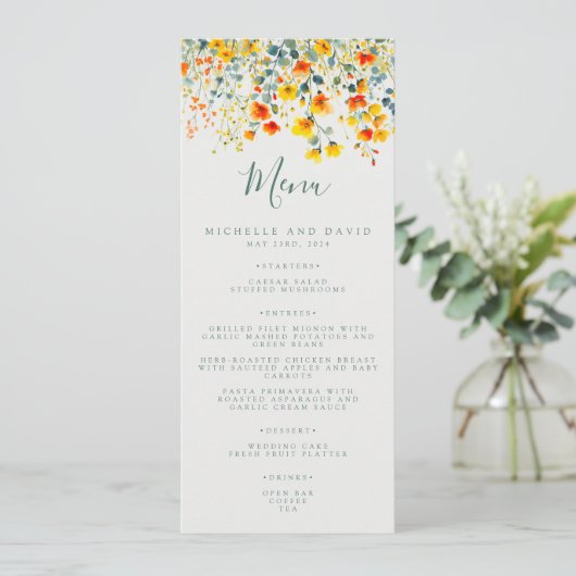 夏はっきりしたのフローラ結婚の メニュー (スタンド正面)