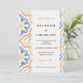 夏はっきりしたオレンジ色モロッコタ結婚イル 招待状 (スタンド正面)
