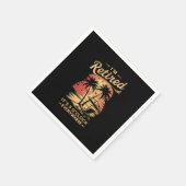 夏はどこでも5時だ退職した スタンダードカクテルナプキン (角)