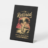 夏はどこでも5時だ退職した 台座サイン (正面)