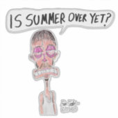 夏はもう終わり? - エリカ・クルックス・コミックス シール (正面)