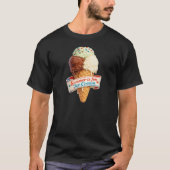 夏はアイスクリーム Tシャツ (正面)