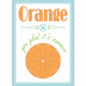 夏はオレンジ シール (正面)