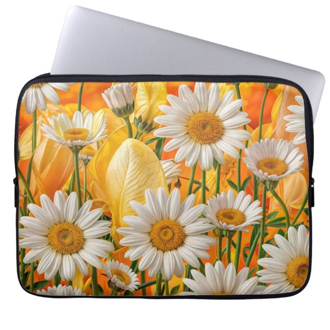 夏はオレンジ ラップトップスリーブ (正面)