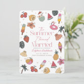 夏はバチェロレッテ結婚した週末 招待状 (スタンド正面)