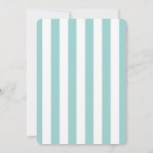 夏はヒトデ結婚したブライダルシャワー 招待状 (裏面)