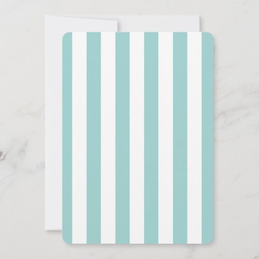 夏はヒトデ結婚したブライダルシャワー 招待状 (裏面)