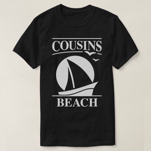 夏はボートプレミアムにかわいらし変わった Tシャツ (デザイン正面)