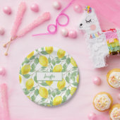 夏はレモンの黄色い夏。                      ペーパープレート (パーティー)