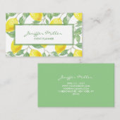 夏はレモンの黄色い夏。 名刺 (正面/裏面)