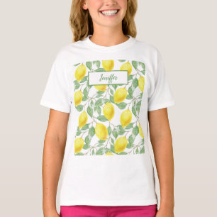 夏はレモンの黄色い夏。 Tシャツ