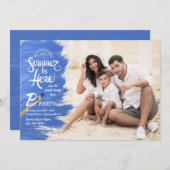 夏は写真の招待状ここにあります 招待状 (正面/裏面)