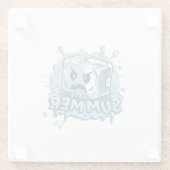 夏は嫌いだ ガラスコースター (裏面)