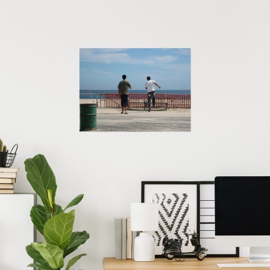 夏は学校が休み ポスター (ホームオフィス)