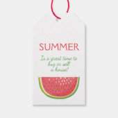 夏は家を売る好機 ギフトタグ (正面)