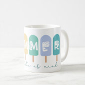夏は心の州 – アイスクリームポップシクル コーヒーマグカップ (正面右)
