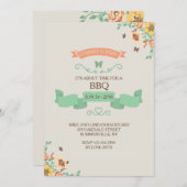 夏は招待状ここにあります 招待状 (正面/裏面)